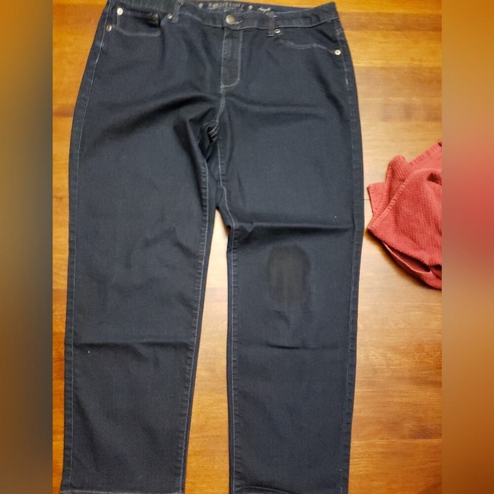 Jennifer Lopez‎ Dark Wash Bootcut Jeans Women Size 16W